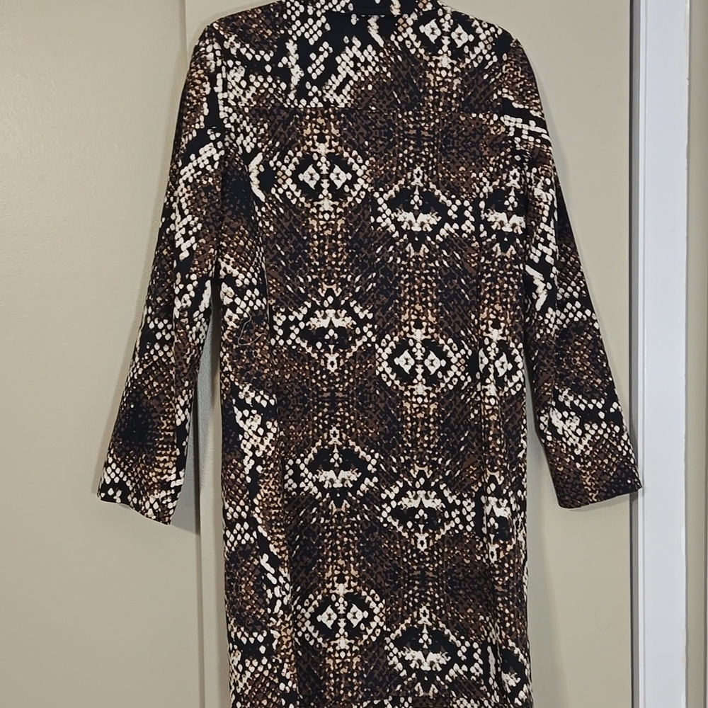 Michael By Michael Kors Snakeskin Jacket Coat Size 8 - Picture 5 of 6
